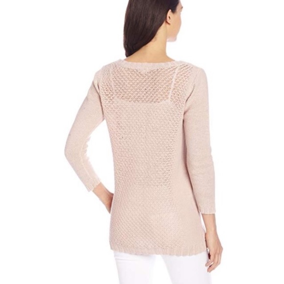 Soft Joie Maven Mesh Sweater in Beige - Picture 2 of 7